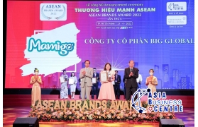 Nhãn hàng Mamigo vinh dự nhận giải thưởng " Sản phẩm, dịch vụ chất lượng cao Asean 2022"