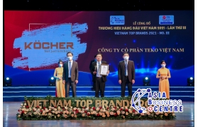 KOCHER vào TOP 10 Thương hiệu hàng đầu Việt Nam 2021