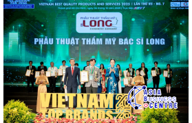 Phẫu thuật thẩm mỹ Bác sĩ Long được vinh danh tại “Sản Phẩm - Dịch Vụ Phẫu Thuật Thẩm Mỹ Việt Nam 2025”  